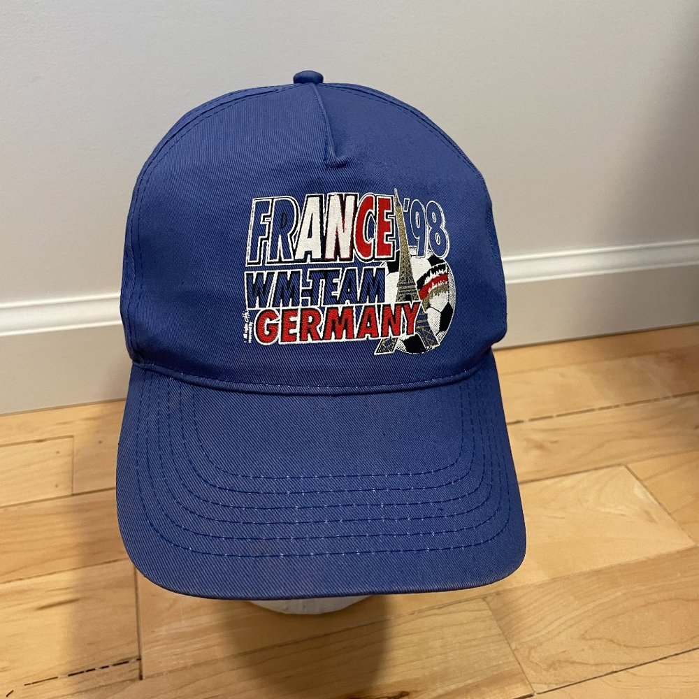 Vintage France ’98 World Cup Hat Cap WM-Team Germany RARE